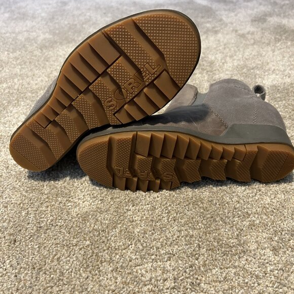 Sorel bootie wedge gray 10175 Evie II Chelsea Bootie size 6.5 - Picture 4 of 5